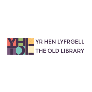 The Old Library colourful logo on white background